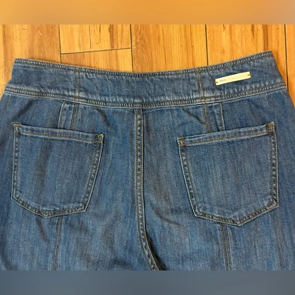 Anthropologie Pilcro & Letterpress Ultra High Rise Wide Leg Cropped Jean Size 31 - Picture 7 of 12